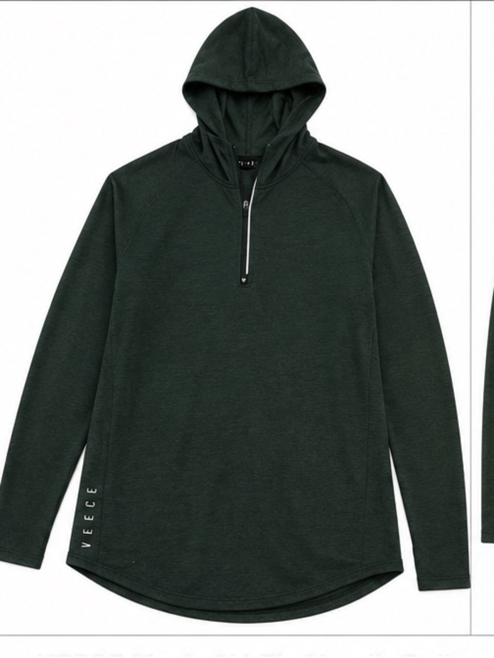 VEECE Dark Green 1/4 Zip Hoodie Pullover